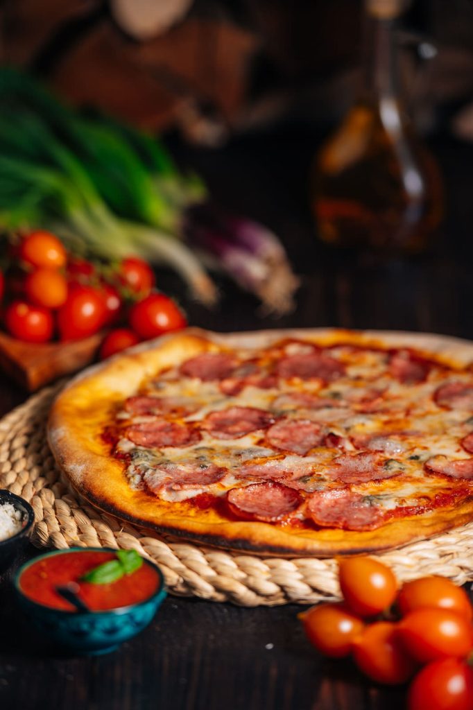 pizza salami e Gorgonzolla 2