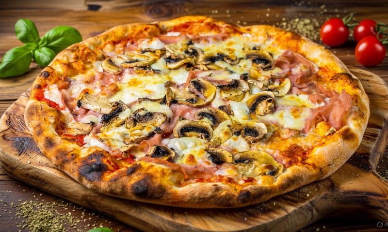 Pizza COTTO e FUNGHI